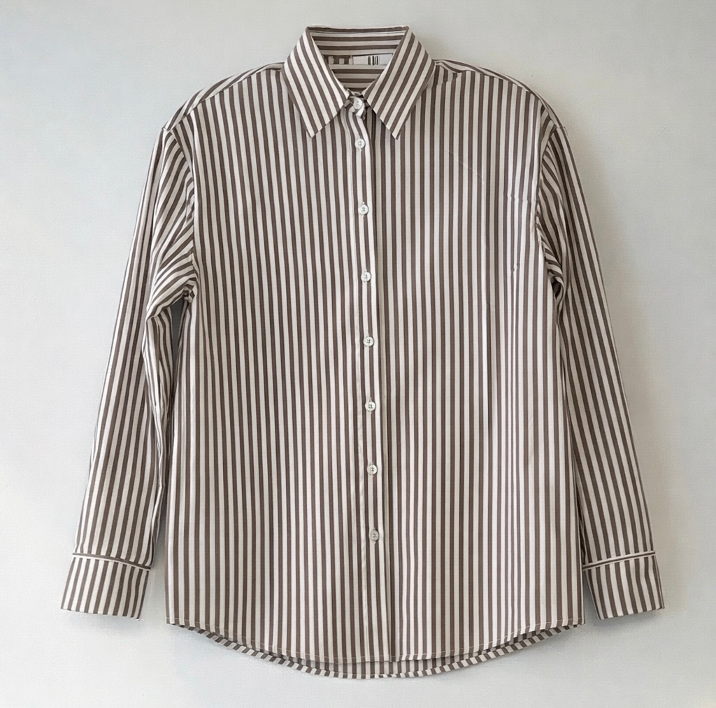 KUO STRIPED BLOUSE
