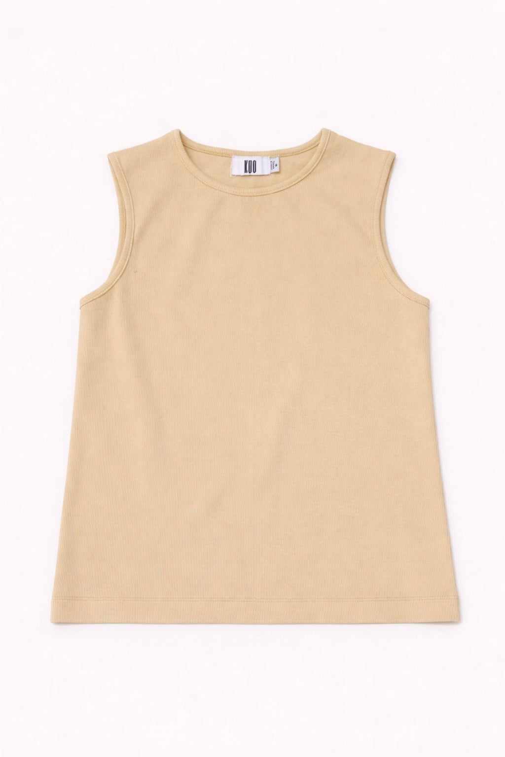 KUO RIBBED SLEEVELESS TOP