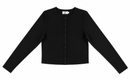 KUO SNAP FRONT CROPPED CARDIGAN