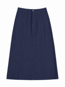 KUO PANEL TWILL SKIRT