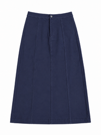 KUO PANEL TWILL SKIRT