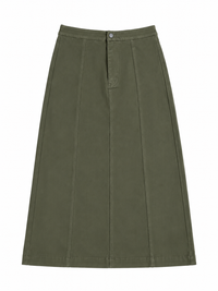 KUO PANEL TWILL SKIRT