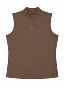 KUO SLEEVELESS MOCKNECK