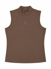 KUO SLEEVELESS MOCKNECK