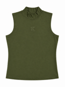 KUO SLEEVELESS MOCKNECK