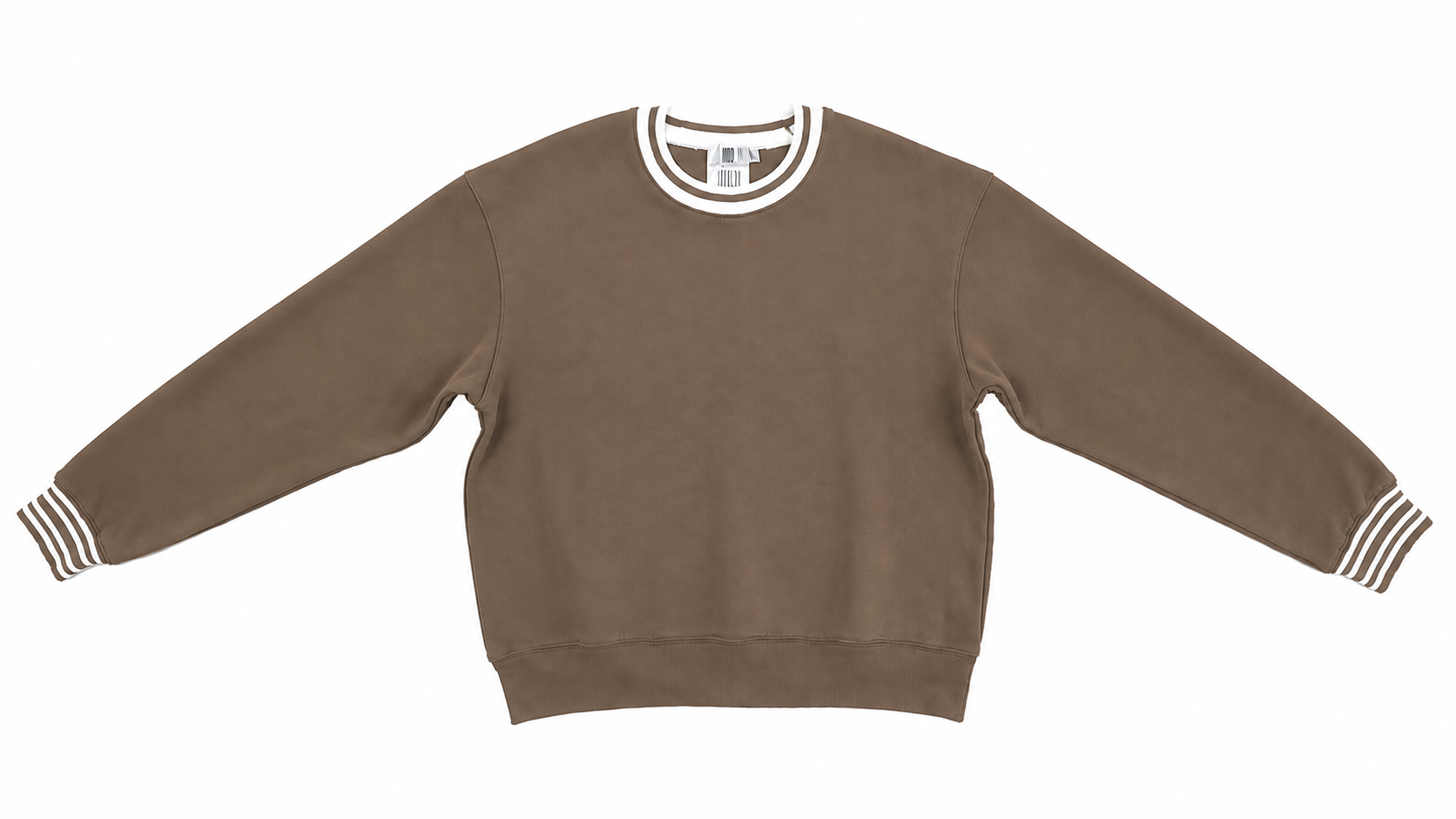 KUO VARSITY STRIPE SWEATSHIRT
