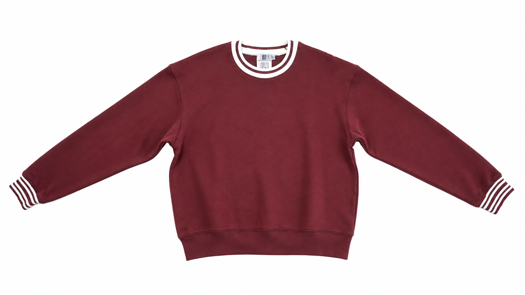 KUO VARSITY STRIPE SWEATSHIRT