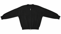 KUO DOUBLE ZIP BOMBER SWEATSHIRT
