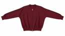 KUO DOUBLE ZIP BOMBER SWEATSHIRT
