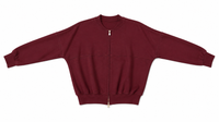 KUO DOUBLE ZIP BOMBER SWEATSHIRT