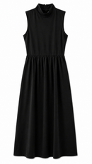 KUO COMBO SLEEVELESS DRESS