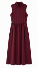 KUO COMBO SLEEVELESS DRESS