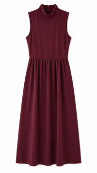 KUO COMBO SLEEVELESS DRESS