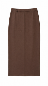 KUO STRAIGHT TWILL SKIRT
