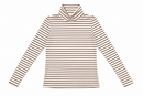 KUO STRIPED TURTLENECK