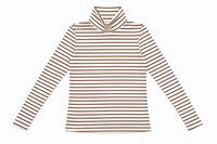 KUO STRIPED TURTLENECK