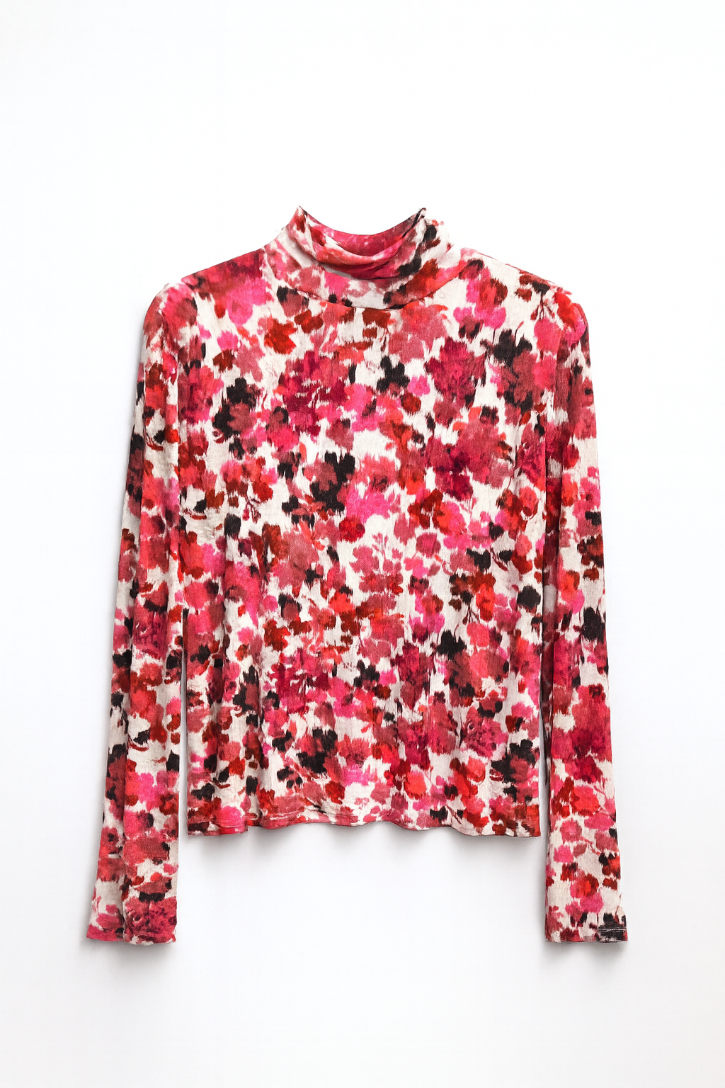 KUO PRINTED TURTLENECK