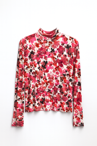 KUO PRINTED TURTLENECK