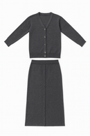 YAL NEW YORK VNECK CARDI SWEAT SET