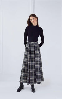 UNAYA KARLIE PLAID SKIRT