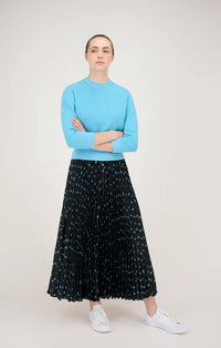 ELLE OH ELLE KLARA FLORAL PLEATED SKIRT
