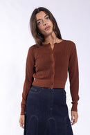 KNIT THEORY OPEN KNIT CARDIGAN