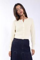 KNIT THEORY OPEN KNIT CARDIGAN