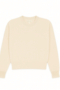 KNIT THEORY RAGLAN SLEEVE CROP SWEATER