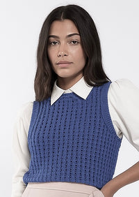 KNIT THEORY CROCHET KNIT VEST