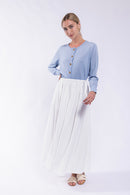 KNIT THEORY METAL TOGGLE CARDI