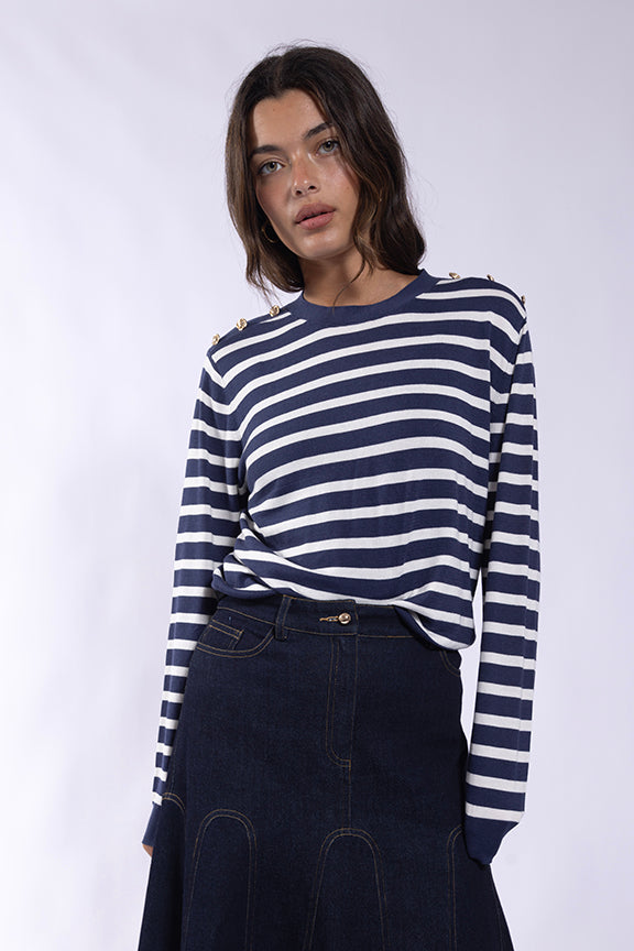 KNIT THEORY NAUTICAL SWEATER
