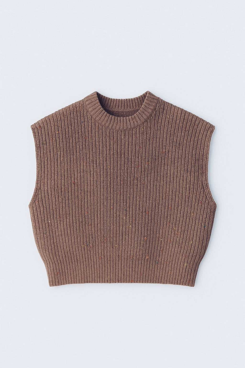KNITTED BOXY KNIT VEST