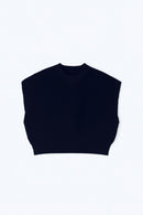KNITTED BOXY KNIT VEST