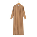POINT RIB KNIT MAXI CARDIGAN
