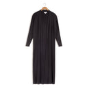 POINT RIB KNIT MAXI CARDIGAN