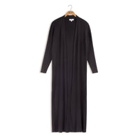POINT RIB KNIT MAXI CARDIGAN