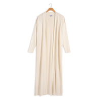 POINT RIB KNIT MAXI CARDIGAN