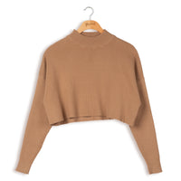 POINT RIB KNIT CROPPED