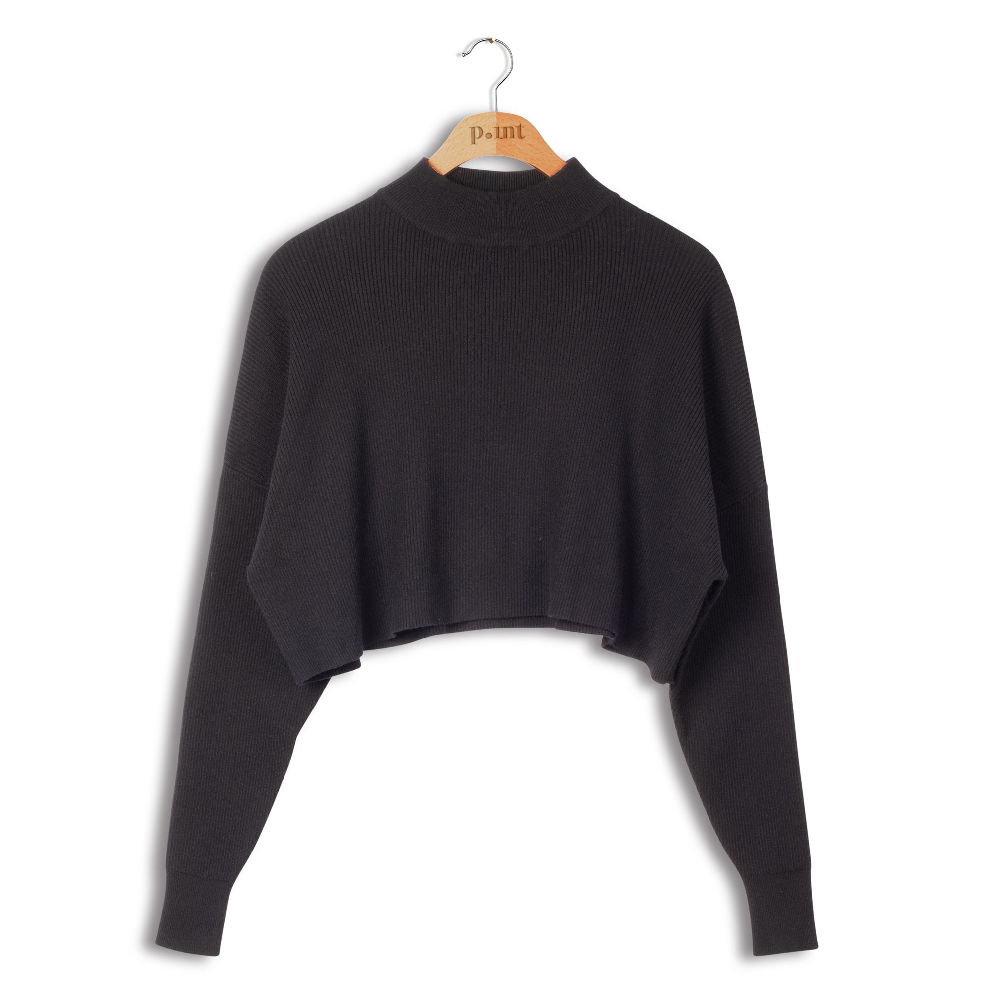 POINT RIB KNIT CROPPED