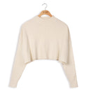 POINT RIB KNIT CROPPED