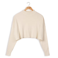 POINT RIB KNIT CROPPED