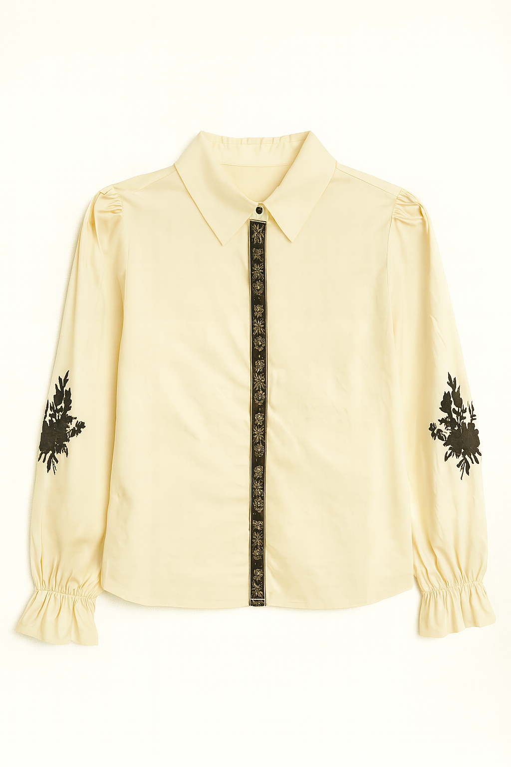 KUO Embroidered Blouse