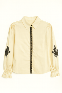 KUO Embroidered Blouse