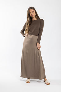 LATITUDE SWEATER + SLIP DRESS SET