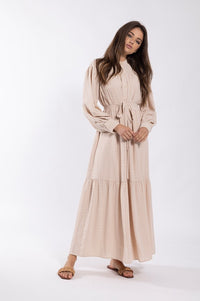 LATITUDE TIERED MAXI DRESS