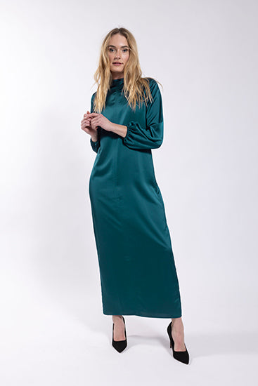 LATITUDE Funnel Neck Slip Dress