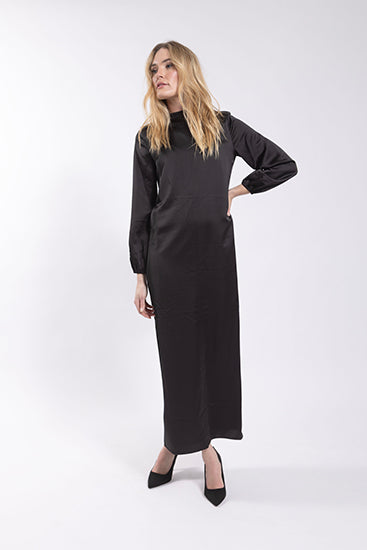 LATITUDE Funnel Neck Slip Dress