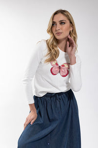 LATITUDE Butterfly Graphic Tee