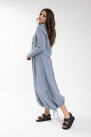 LATITUDE Gauze Cropped Blouse