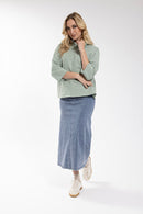 LATITUDE 3/4 Sleeve Hoodie